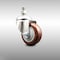 Service Caster 3.5 Inch 316SS Maroon Polyurethane Wheel Swivel 10mm Threaded Stem Caster SCC-SS316TS20S3514-PPUB-MRN-M1015 - alternate 1